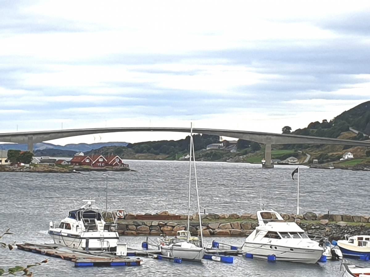 Pont sur le Boknasund 