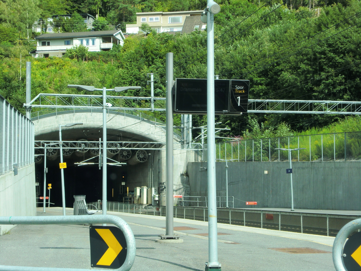Lieråsen Tunnel western portal 