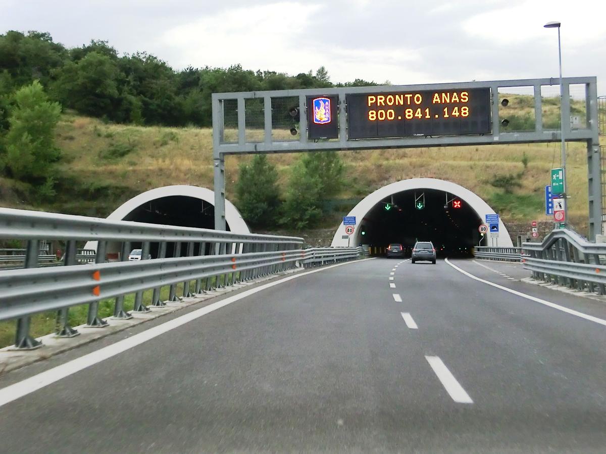 Monte d'Oro Tunnel northern portals 