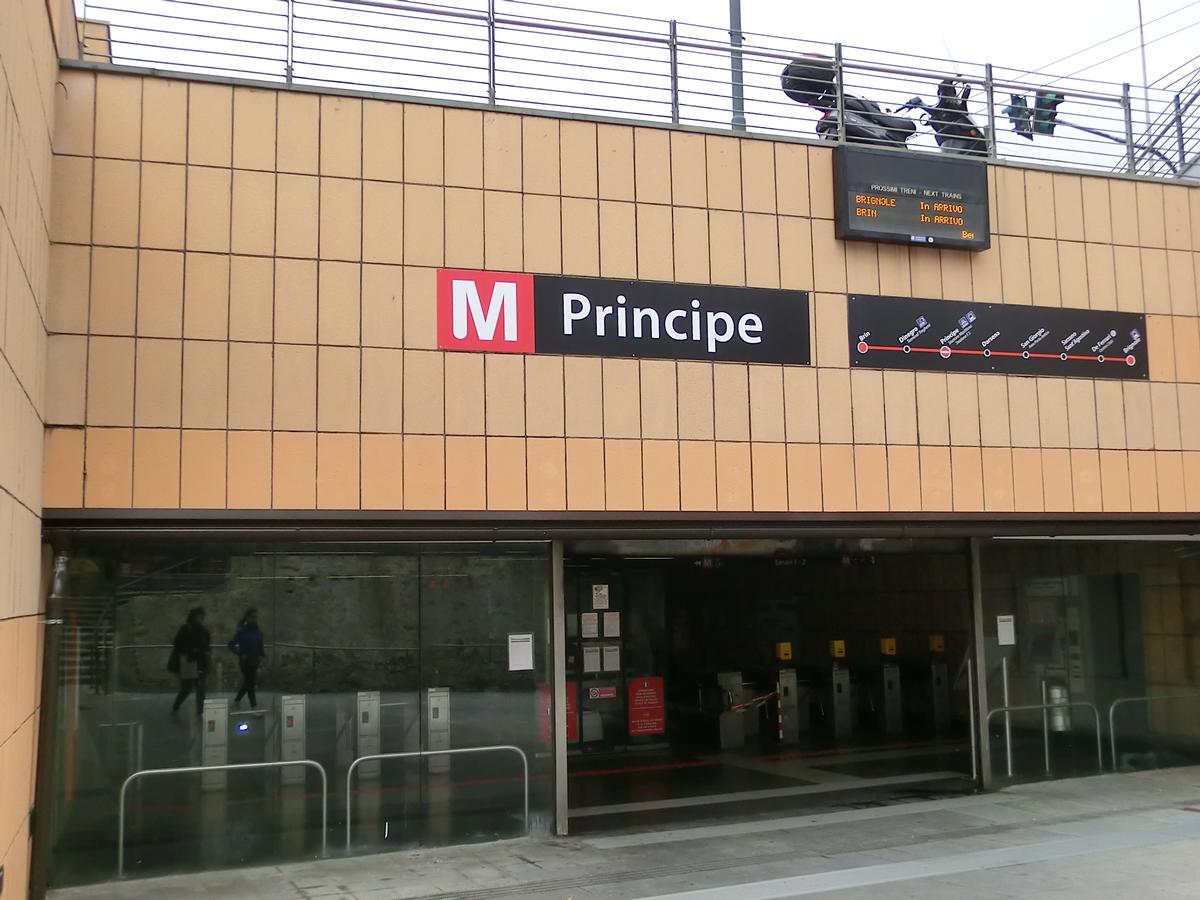 Metrobahnhof Principe 