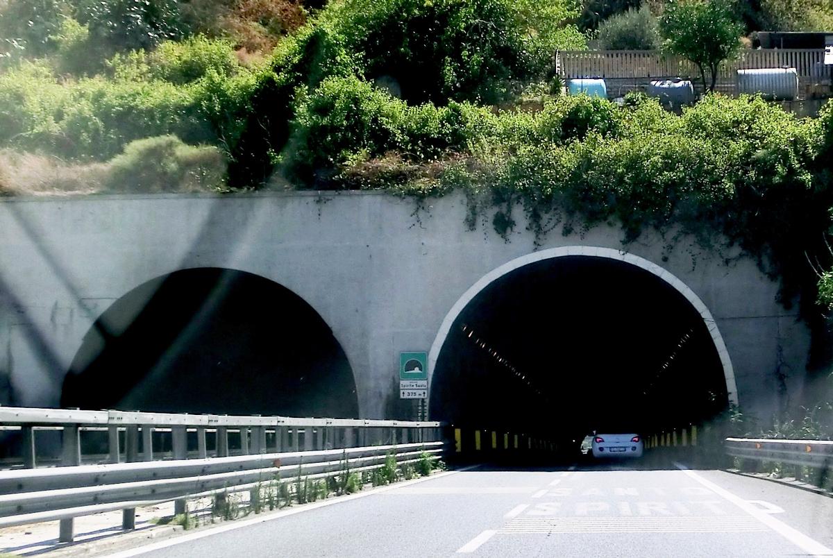 Spirito Santo Tunnel northern portals 