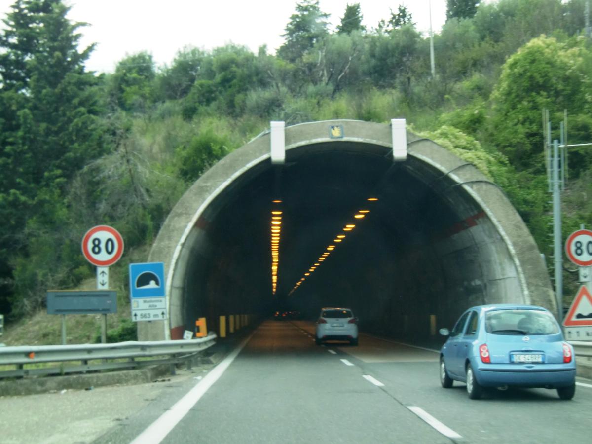 Madonna Alta Tunnel eastern portal 