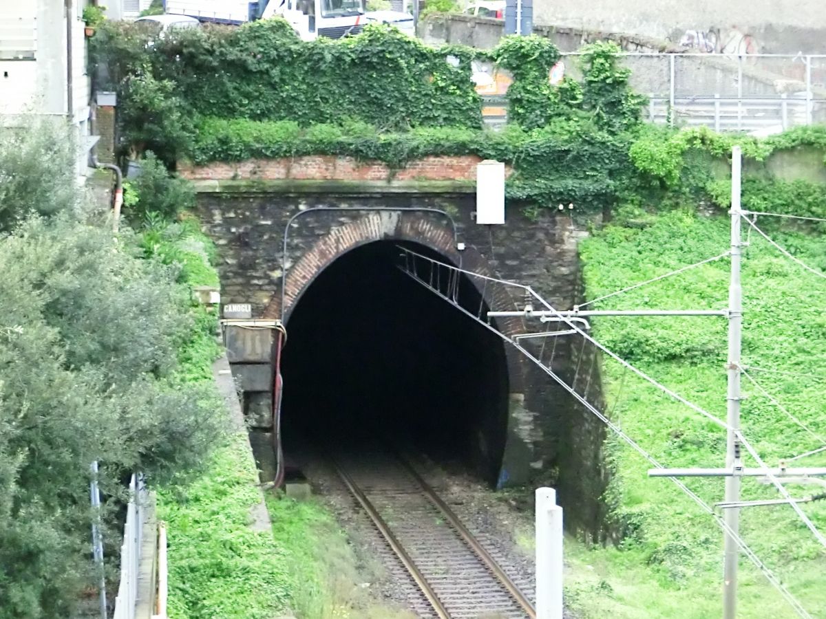 Camogli Tunnel northern portal 
