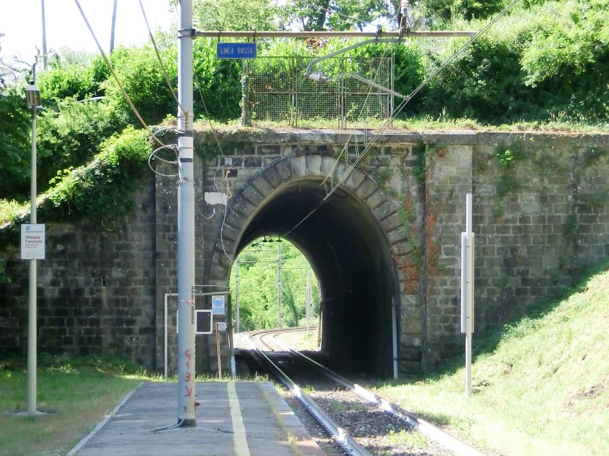Castagno Tunnel southern portal 