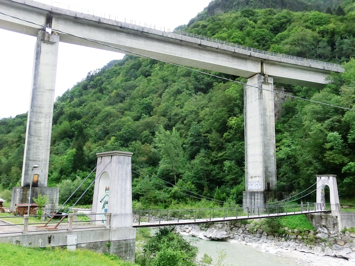 Dogna Suspension Footbridge and Dogna Viaduct 