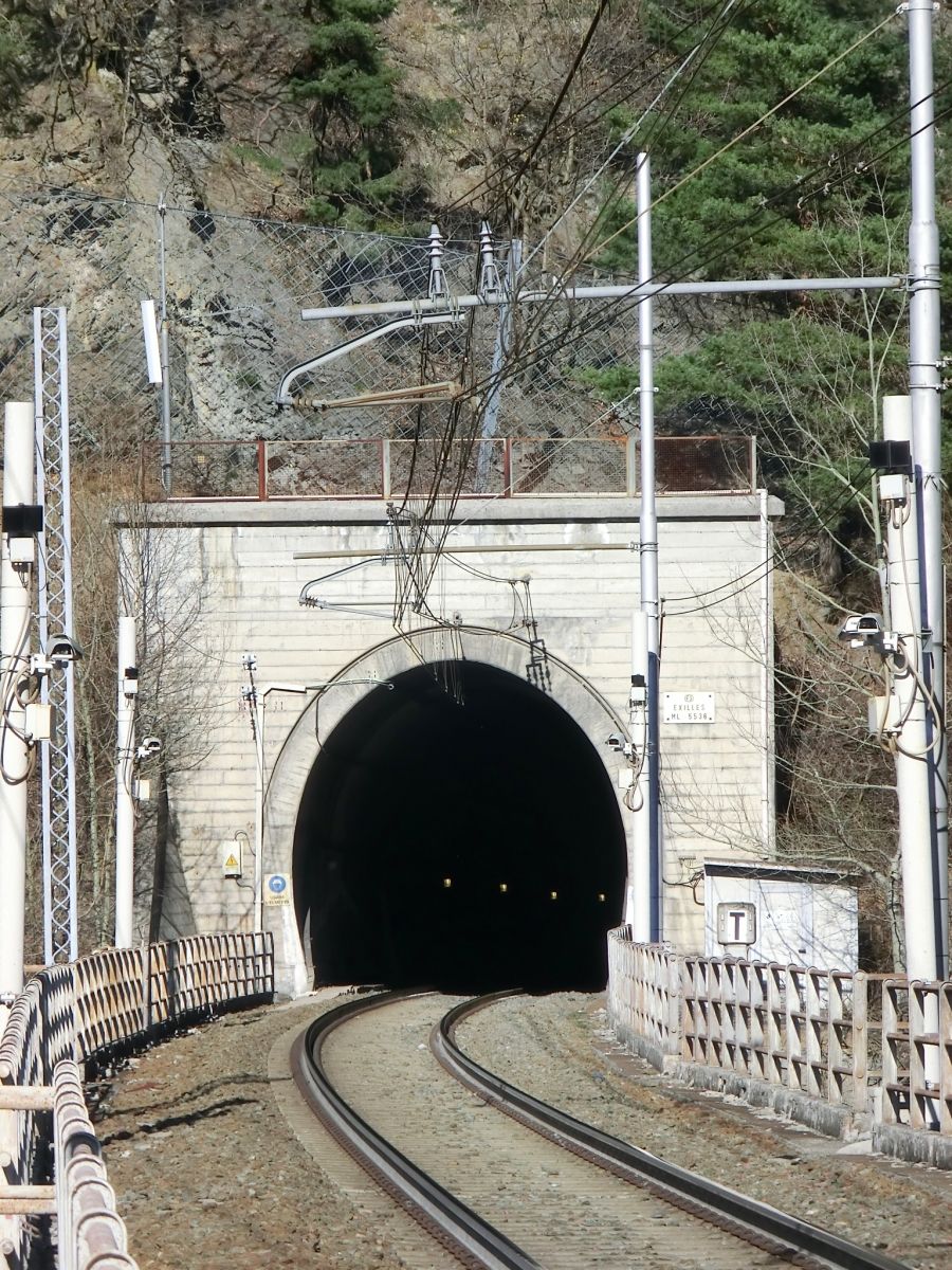 Exilles South (even track) Tunnel western portal 