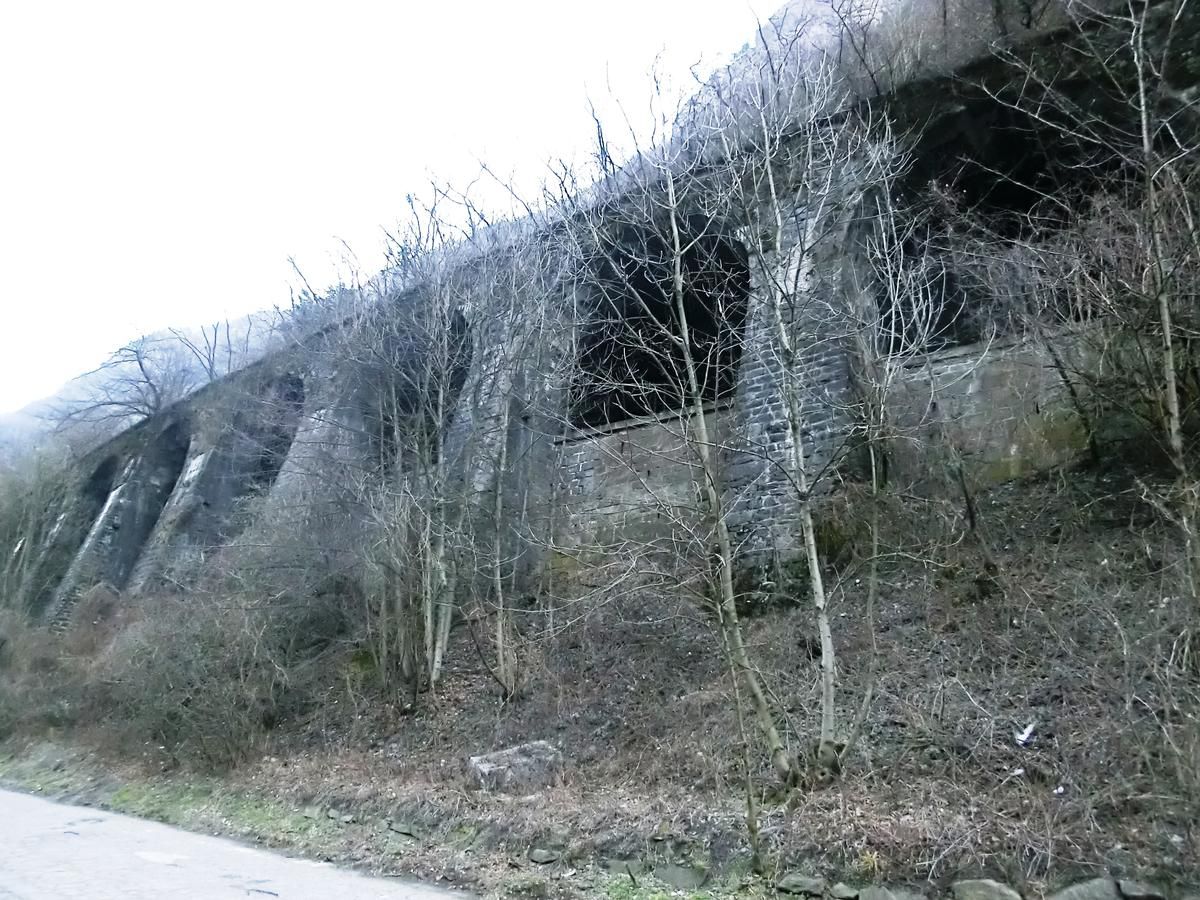 Gabbio Mollo Tunnel windowed section 