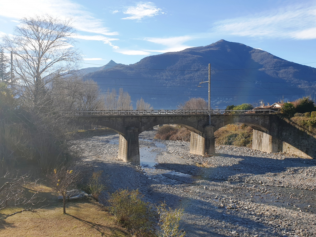 Maccagno Bridge across Giona River 