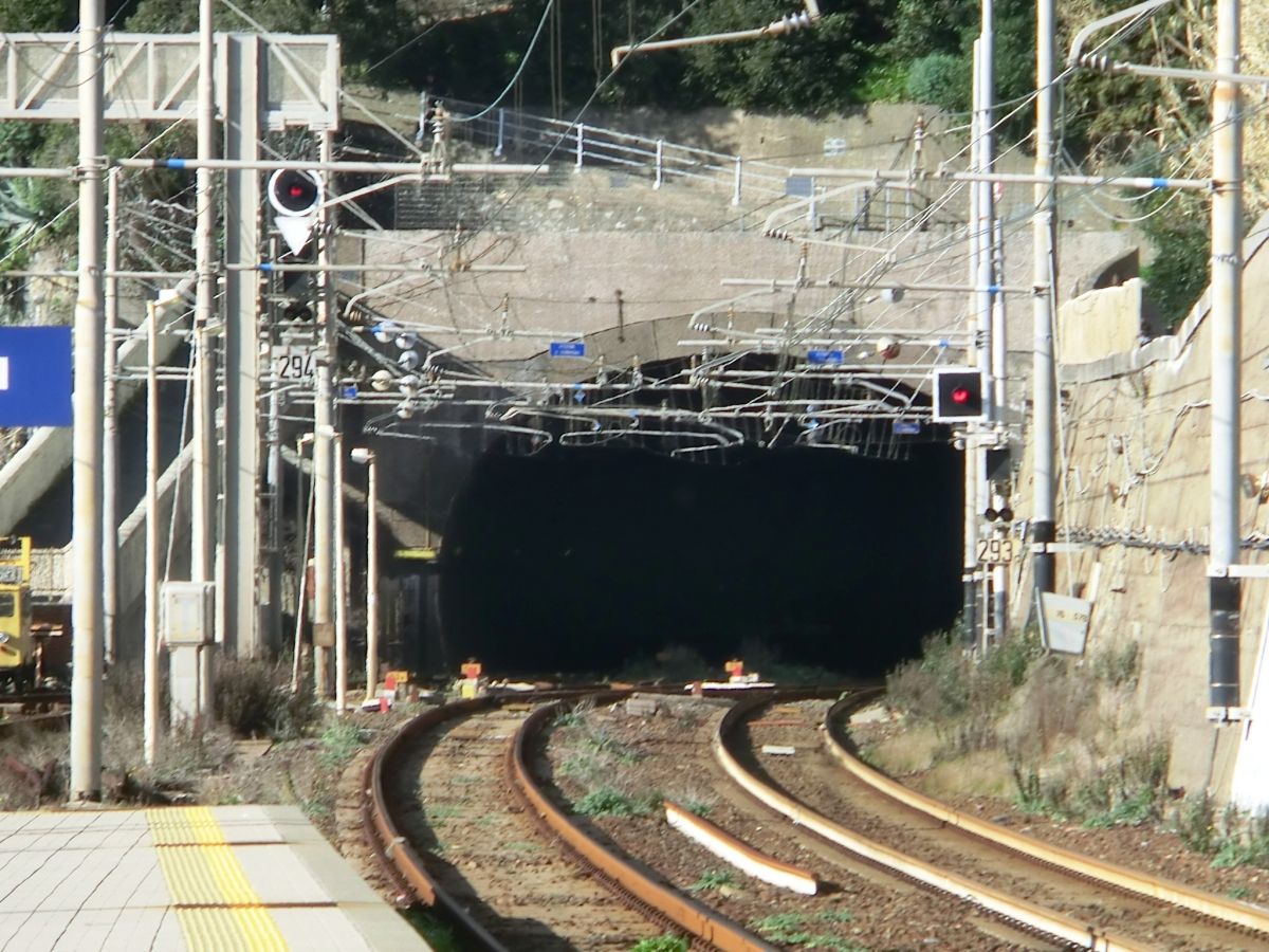 Guvano Tunnel and Macereto-Guvano Tunnel southern shared portal 