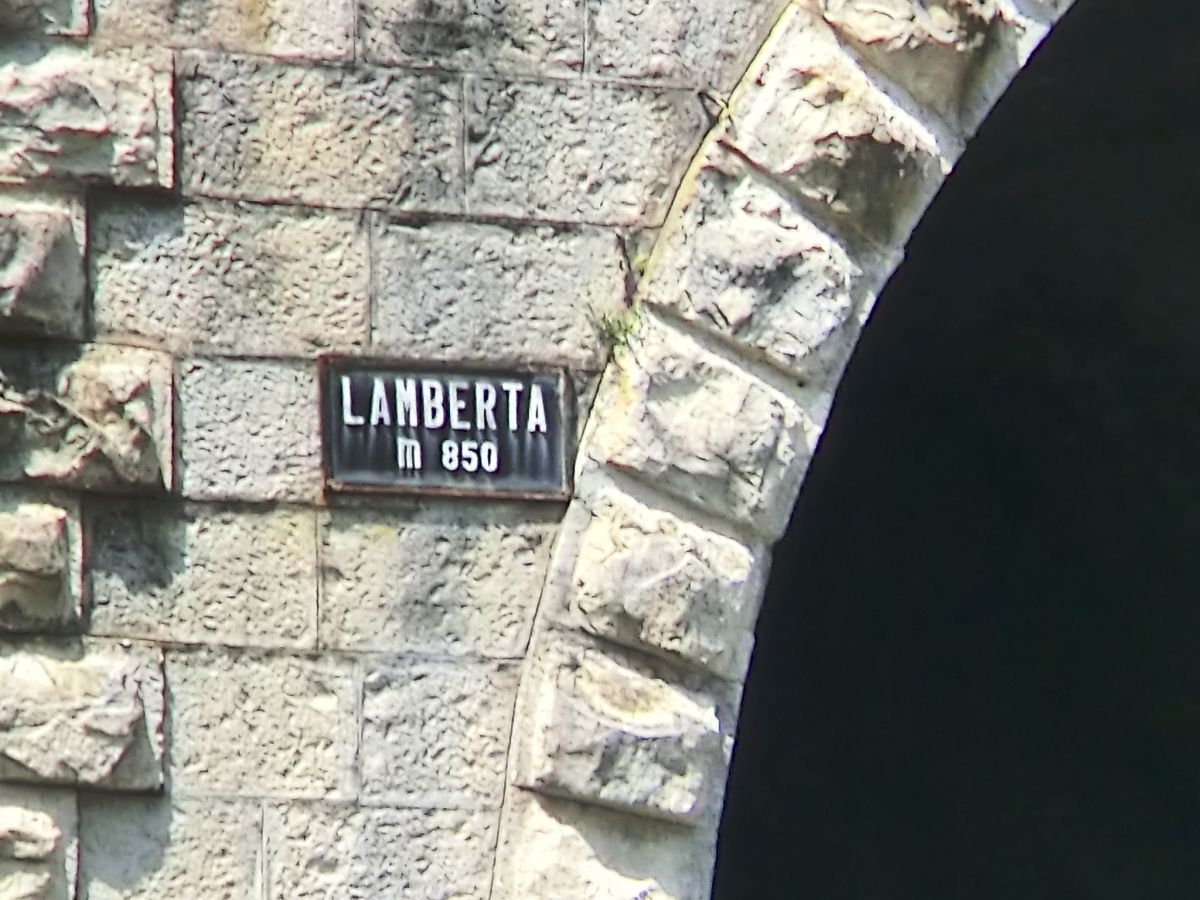 Lamberta Tunnel southern portal plate 
