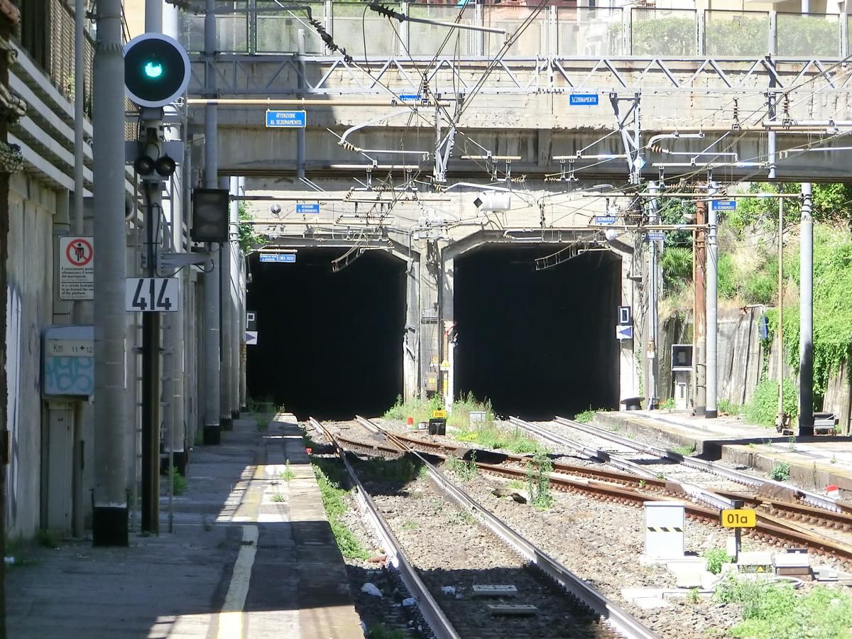 Mameli Tunnel eastern portals 