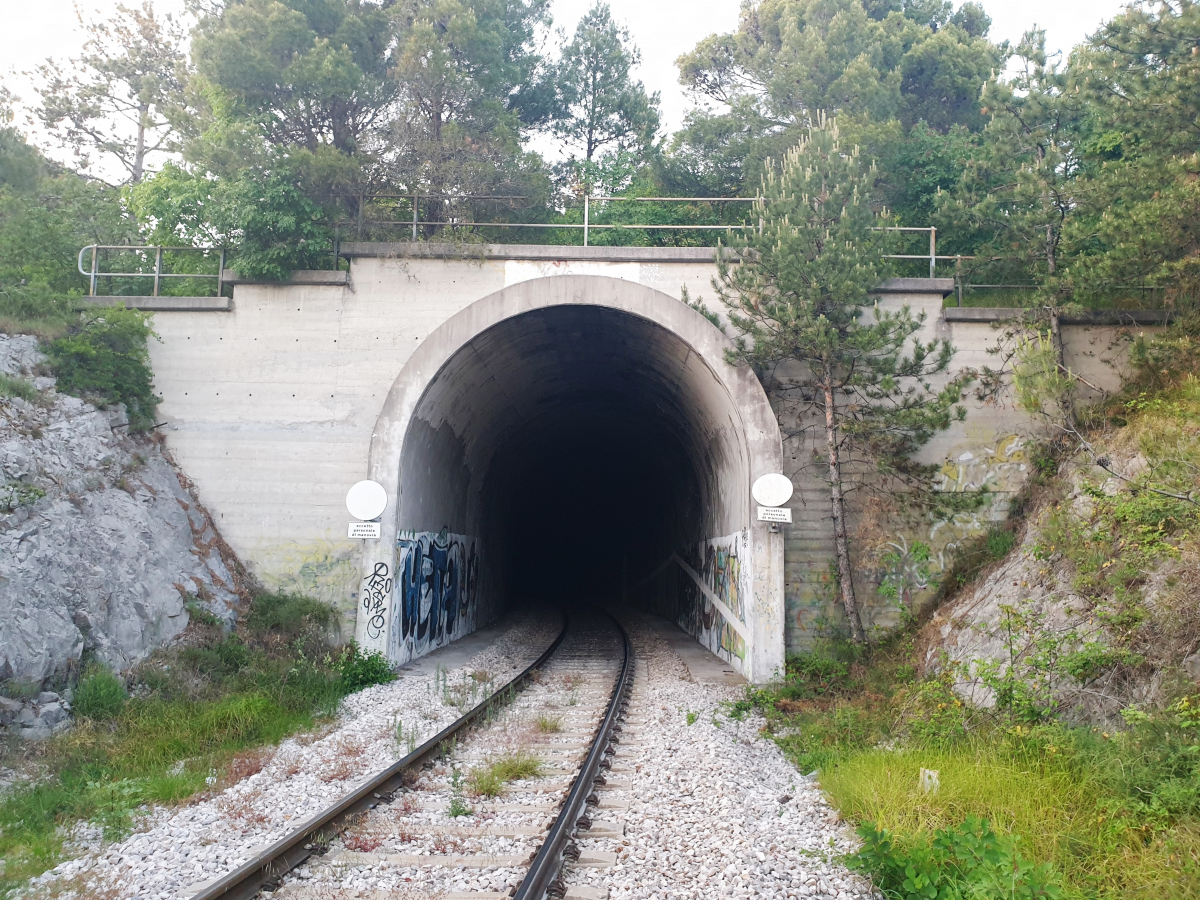 Monfalcone-Porto 2 Tunnel southern portal 