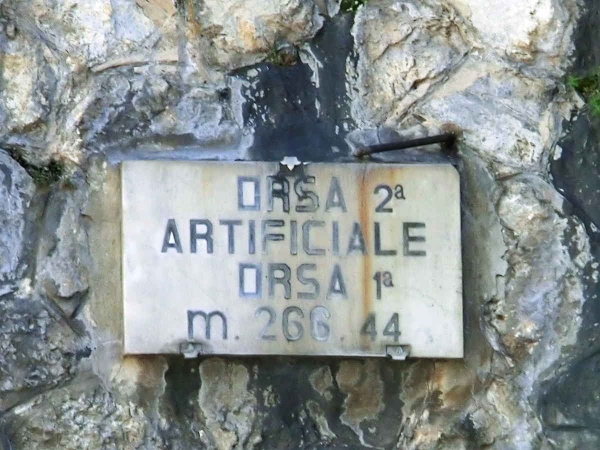 Orsa 1-2 Tunnel western portal plate 