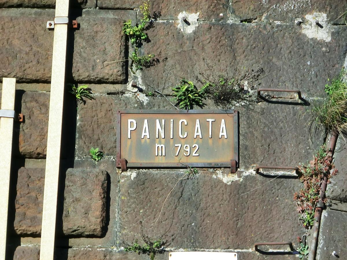 Panicata Tunnel southern portal original plate 
