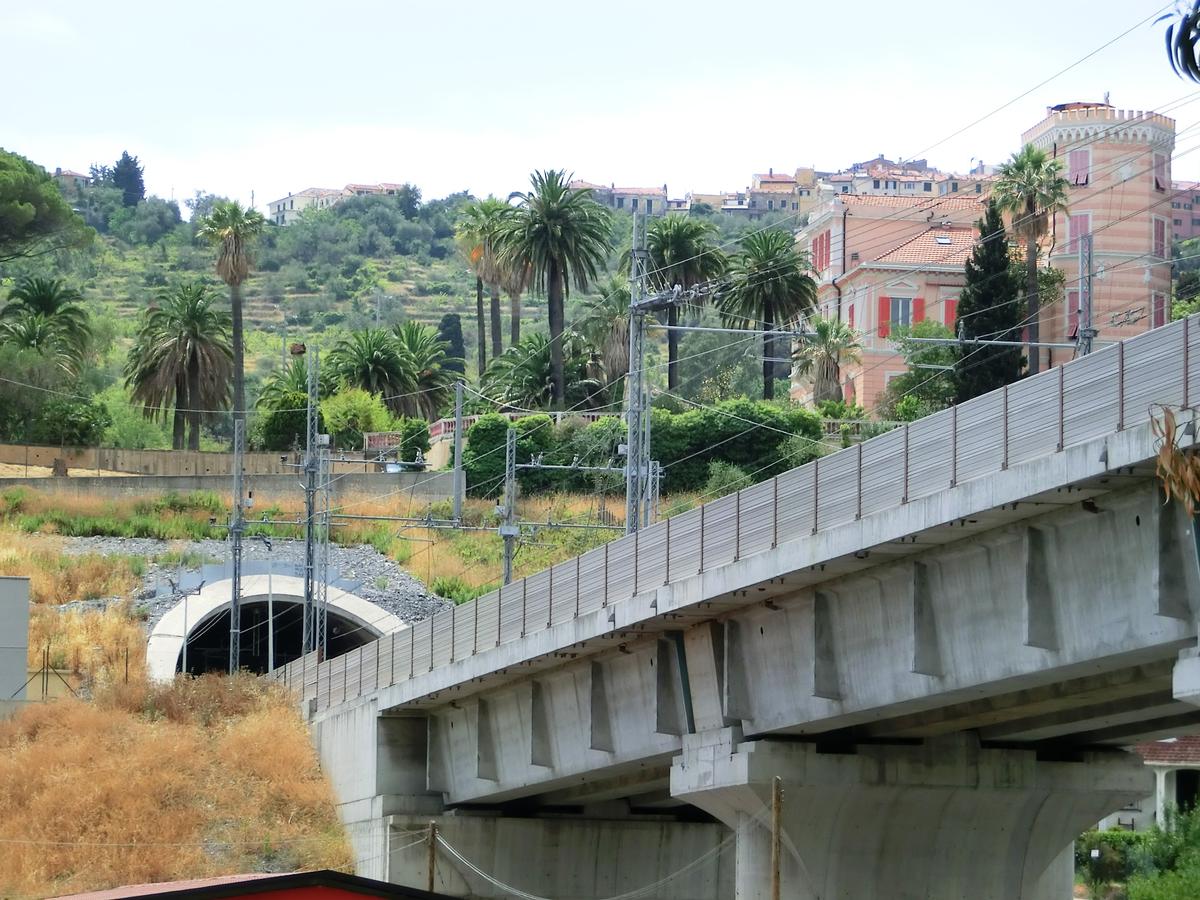 Poggi-Terrabianca Tunnel eastern portal and Prino bridge 