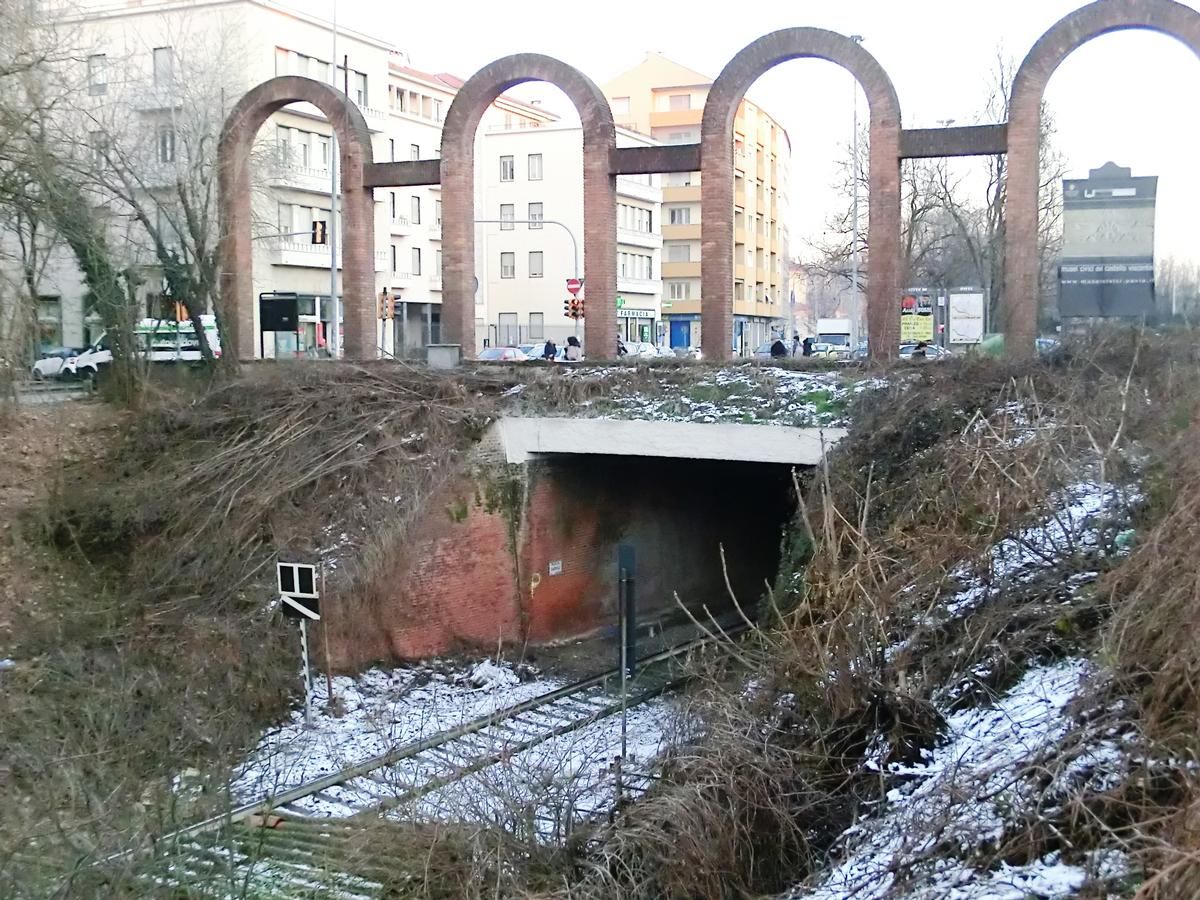 Porta Cairoli Tunnel western portal 