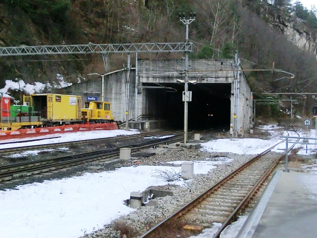 Trasquera Tunnel western portal 