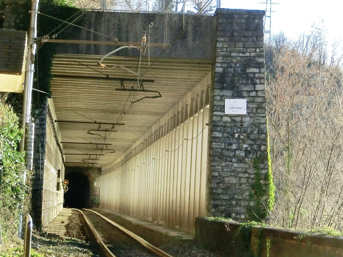 Vedrignano Tunnel northern portal 