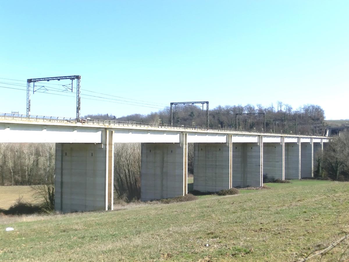 Ascione Viaduct and Ascione Tunnel western portal 