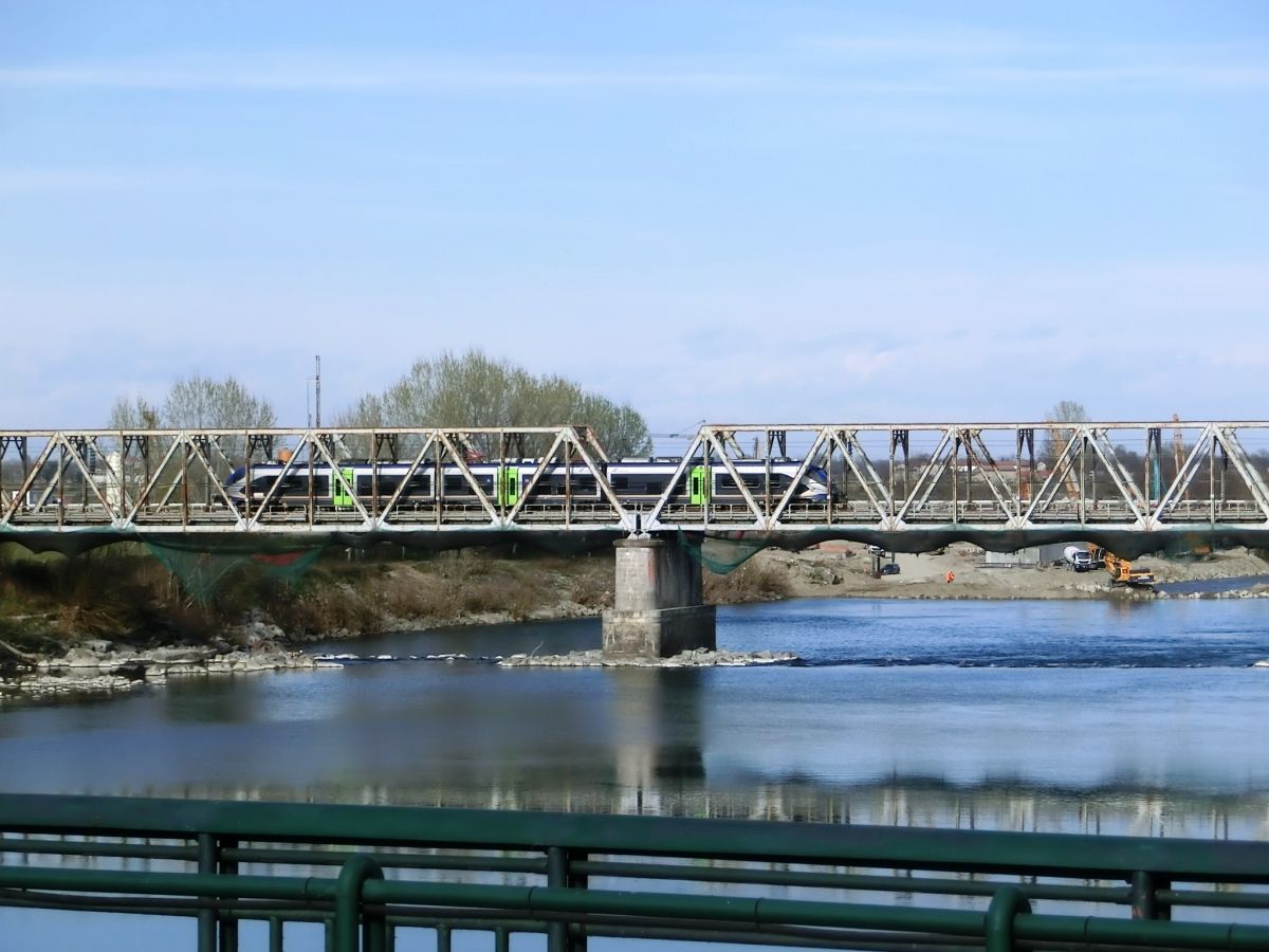 Eisenbahnbrücke Casale Monferrato 
