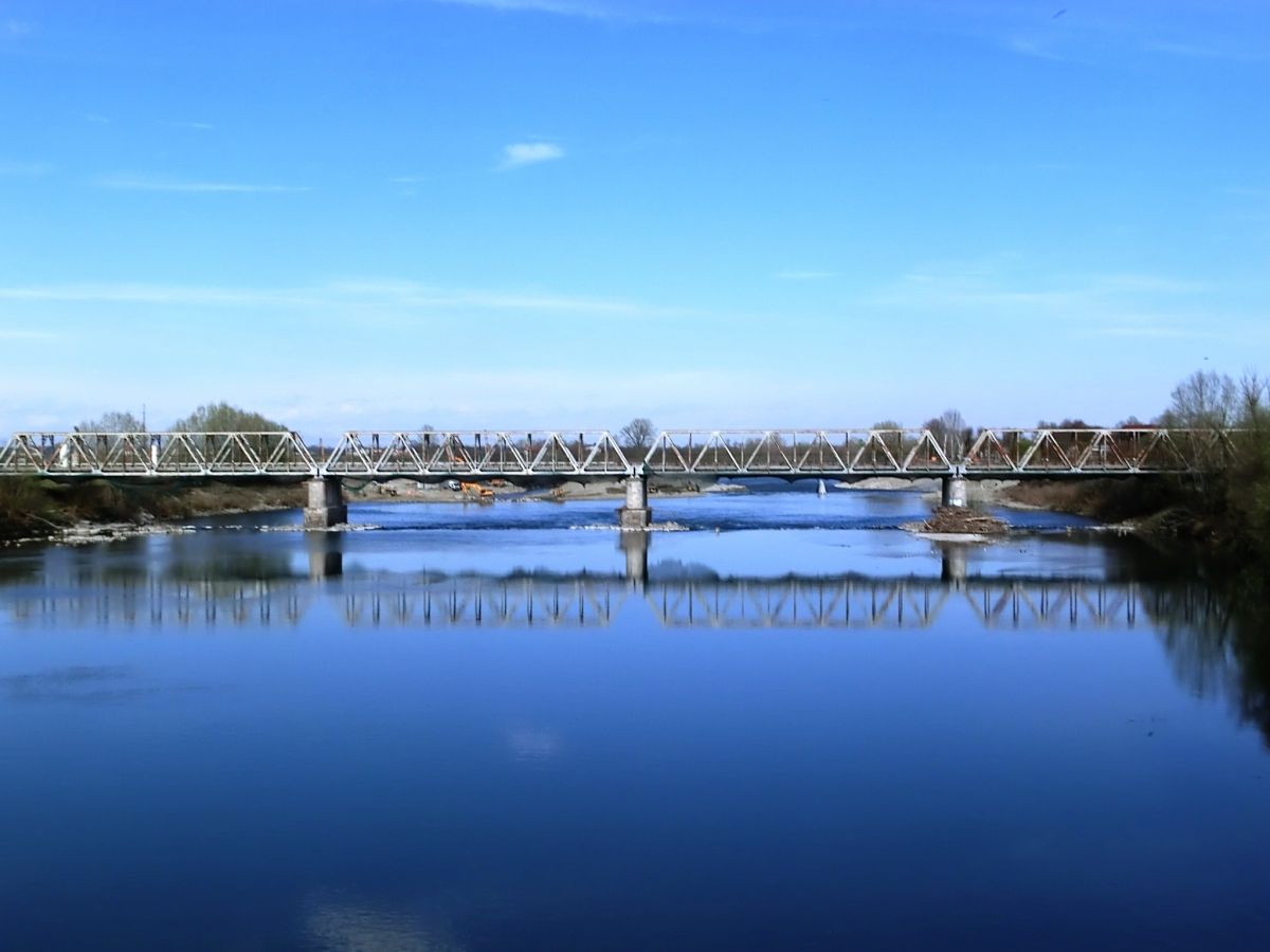 Eisenbahnbrücke Casale Monferrato 