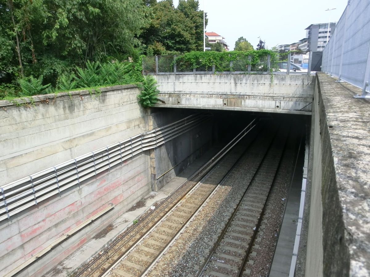 Zappata Tunnel western portal at Parco Mennea 