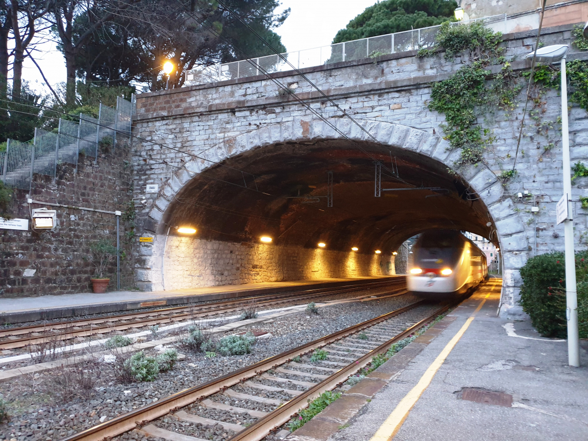 Zoagli Tunnel southern portal 