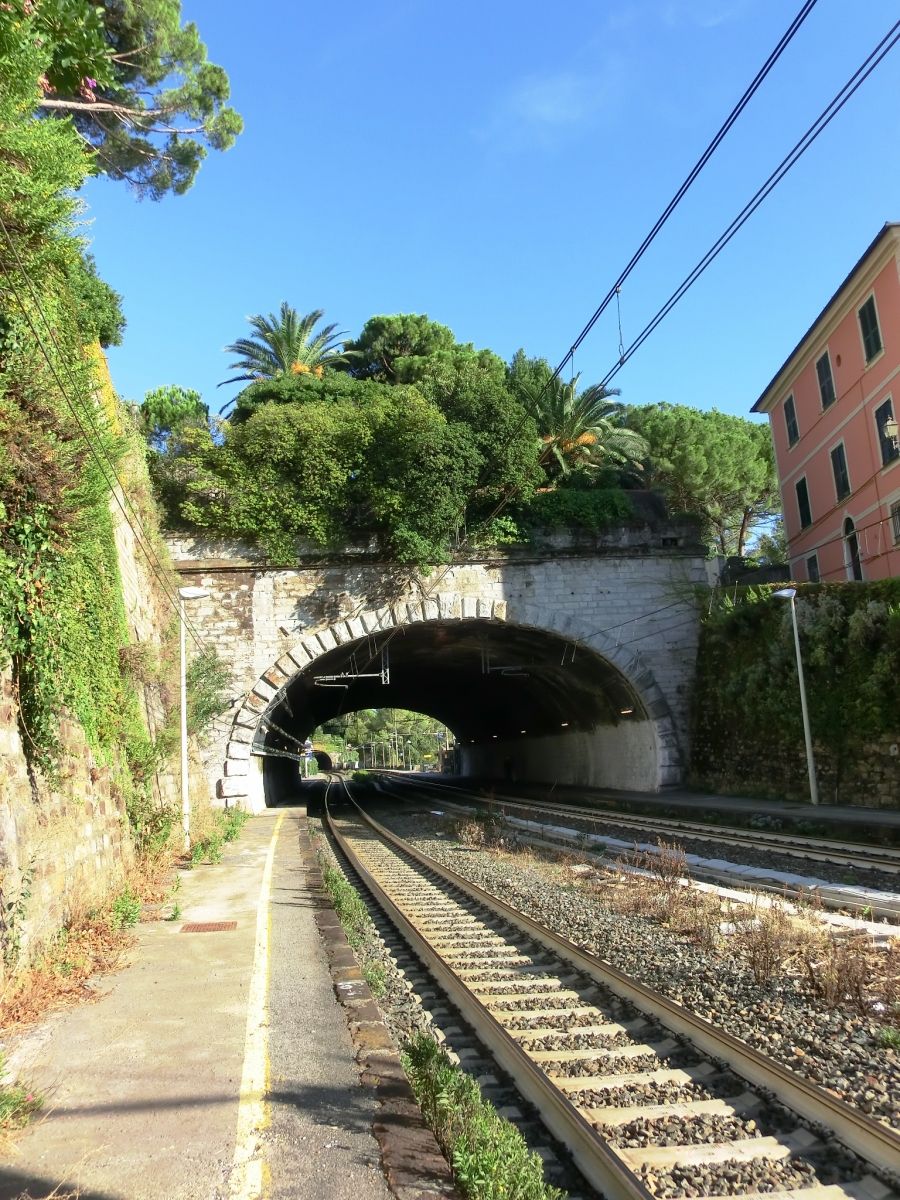 Zoagli Tunnel northern portal 