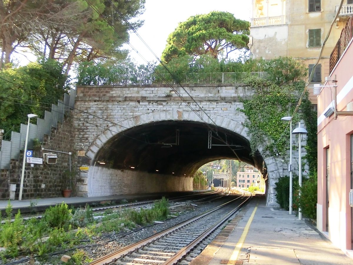 Zoagli Tunnel southern portal 