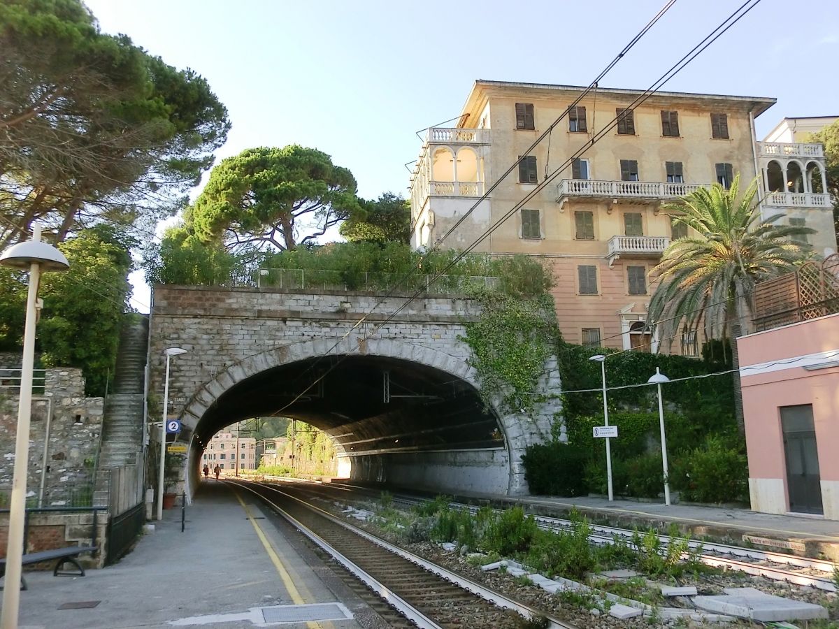 Zoagli Tunnel southern portal 