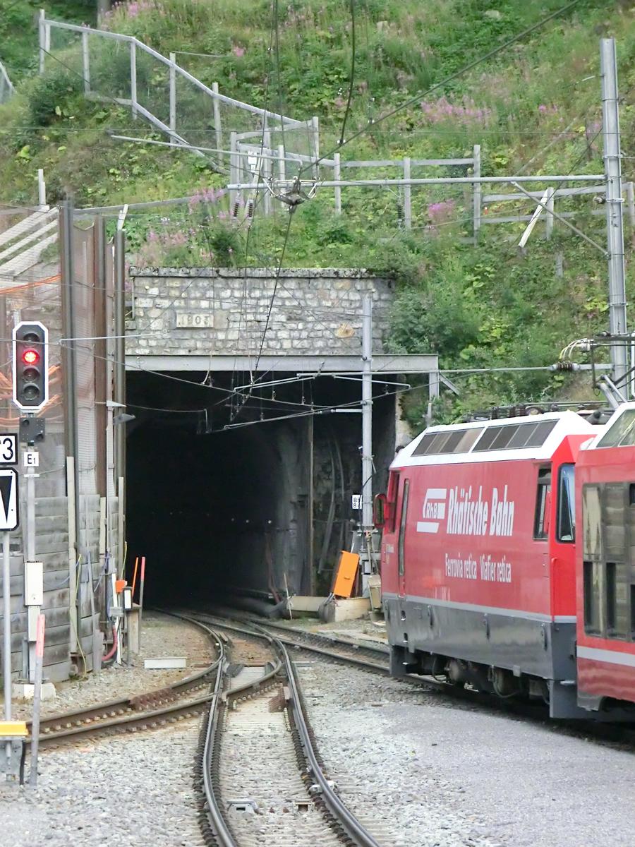 Albula Tunnel northern portal 