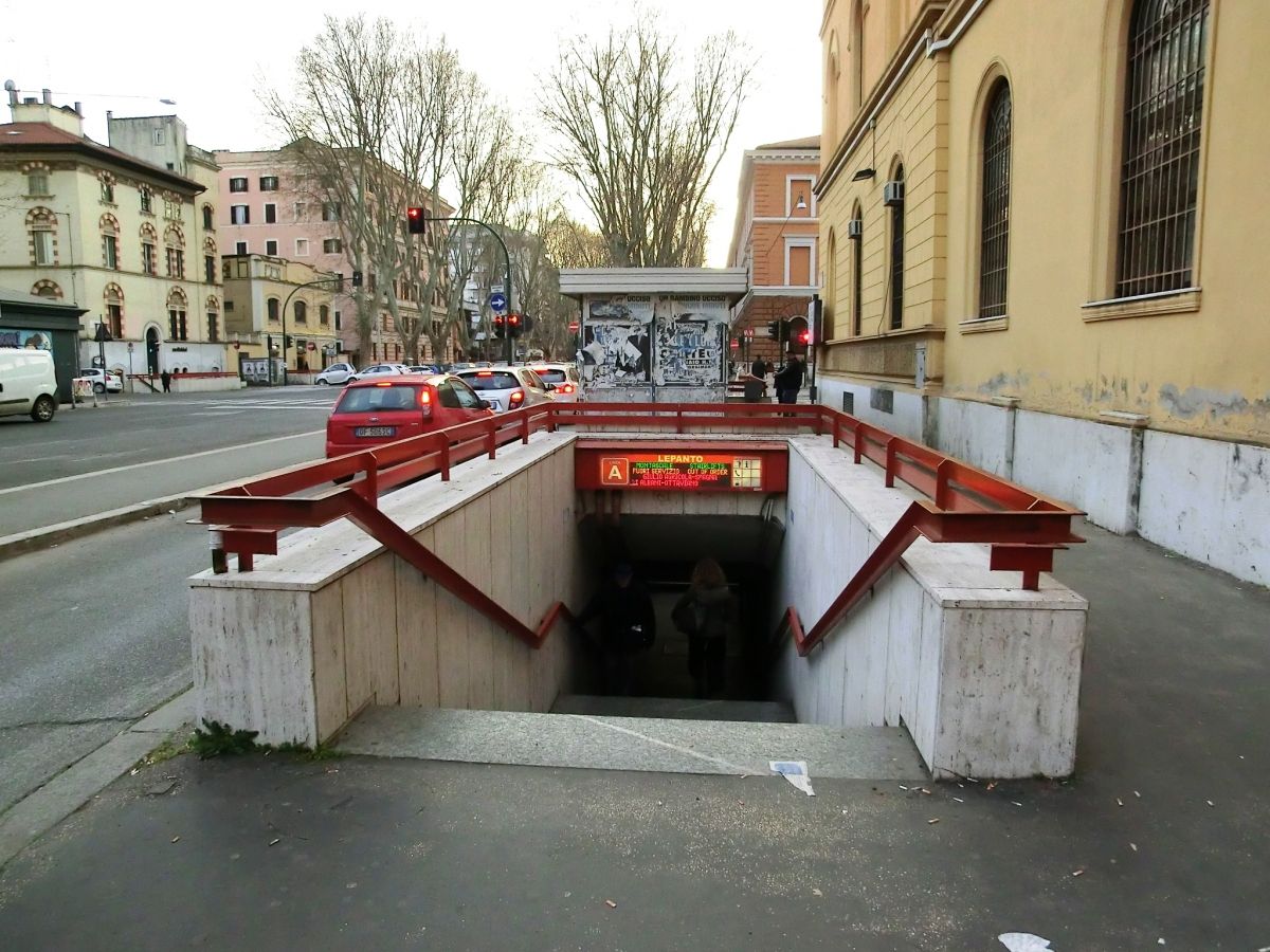 Lepanto Metro Station access 