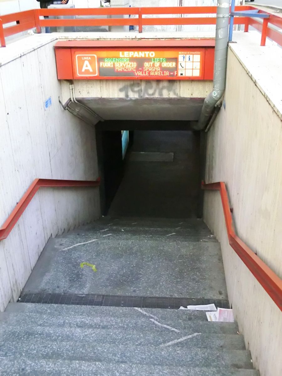 Lepanto Metro Station access 