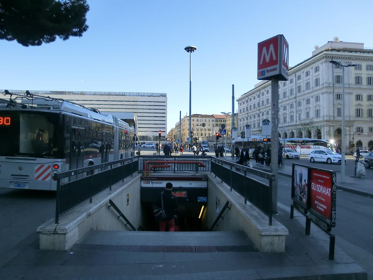 Termini Metro Station, access 