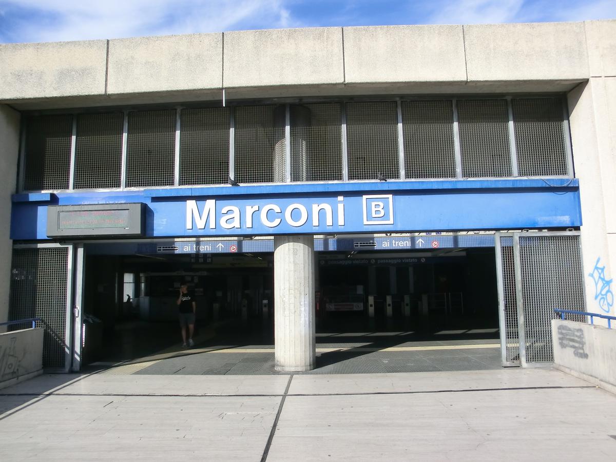 Station De Métro Marconi Rome 1994 Structurae
