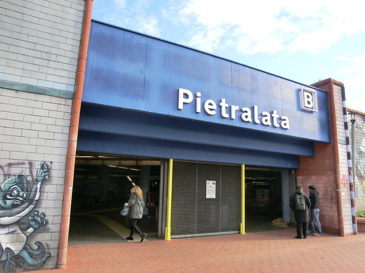 Pietralata Metro Station access 