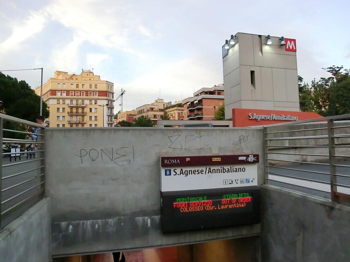 Metrobahnhof Sant'Agnese-Annibaliano 