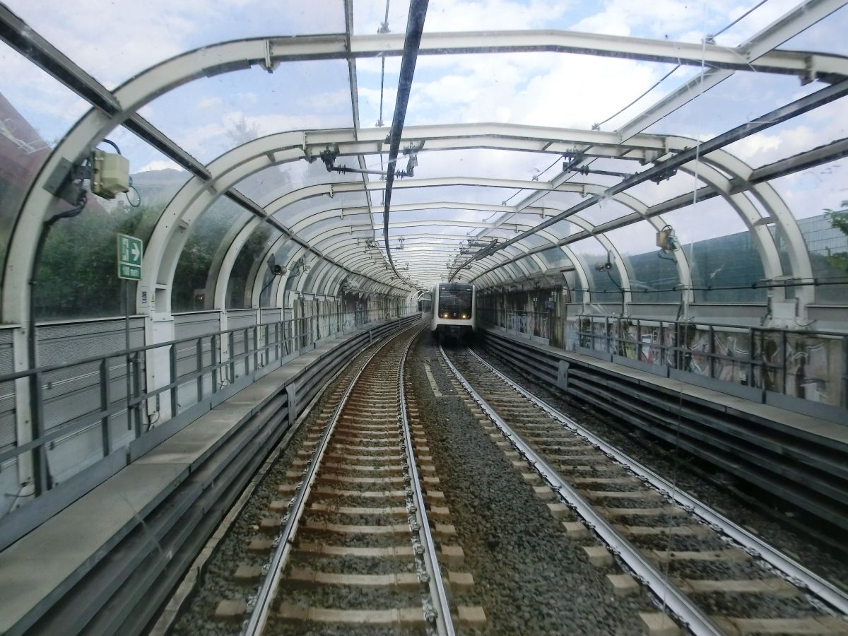Rome Metro Line C, open-air section 