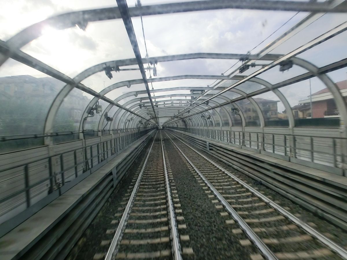 Rome Metro Line C, open-air section 