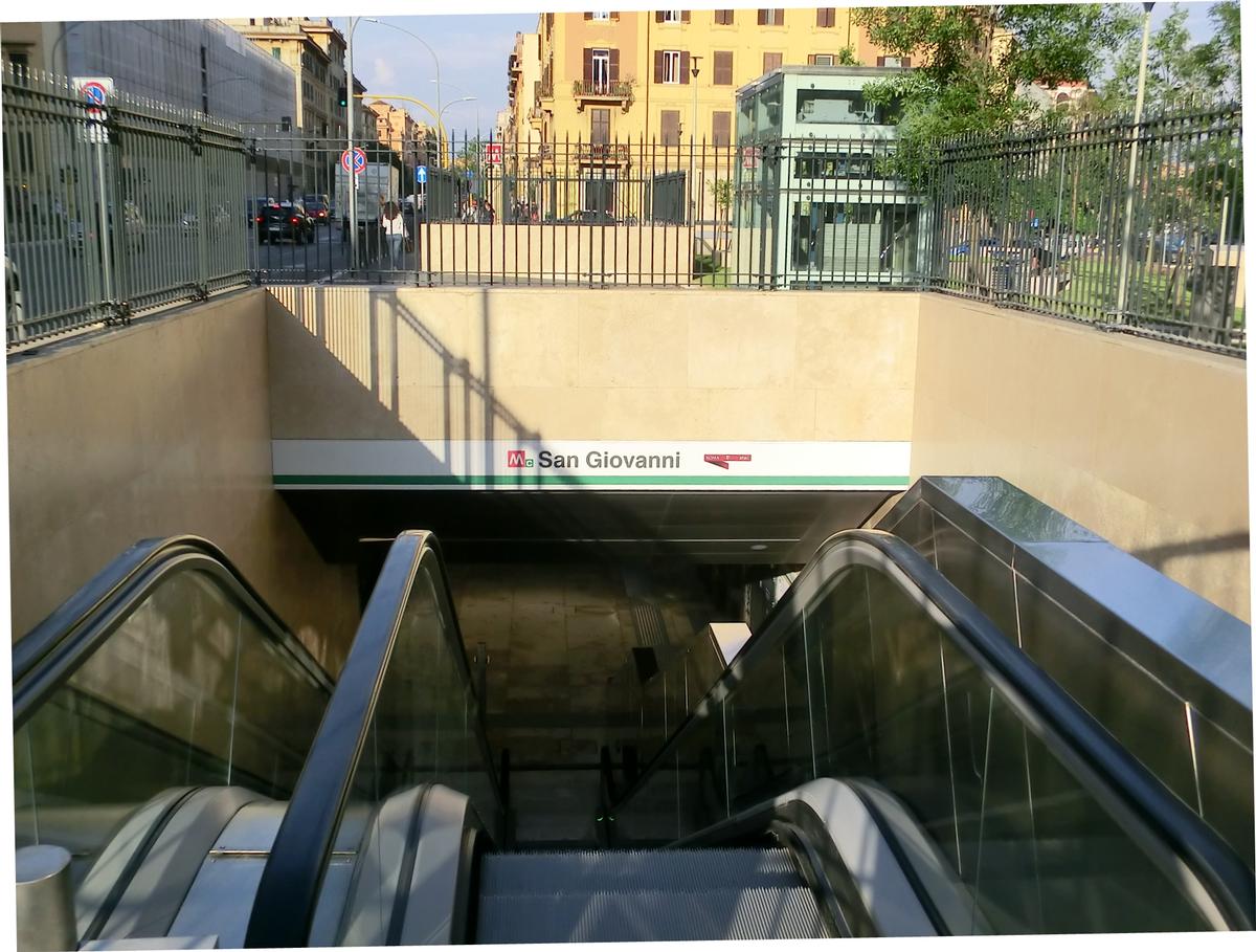 San Giovanni Metro Station line C access 