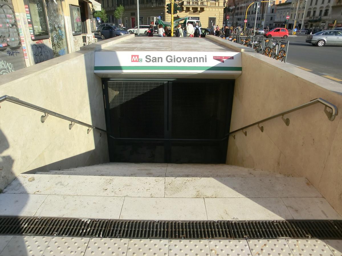 San Giovanni Metro Station line C access 