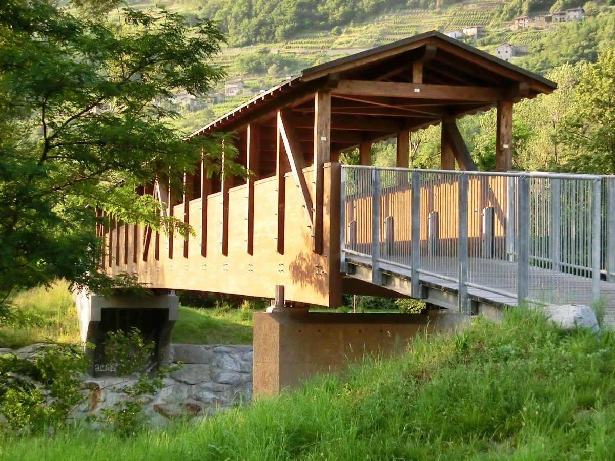 Geh- und Radwegbrücke Adda Cosio 