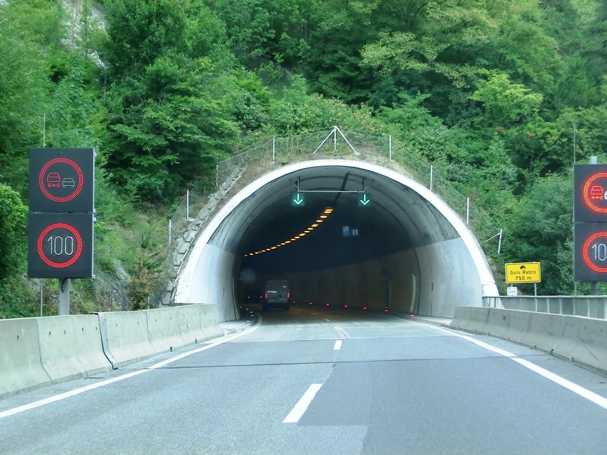 Golo Rebro Tunnel southern portal 