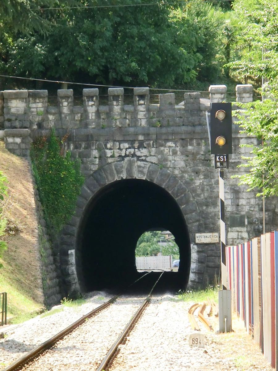 Kostanjevica I Tunnel northern portal 