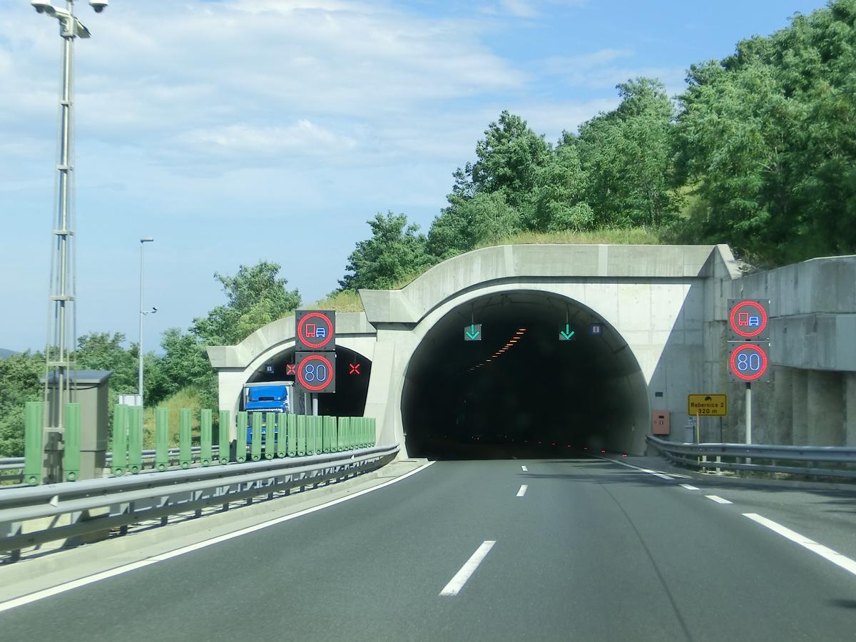 Rebernice 2 Tunnel eastern portals 