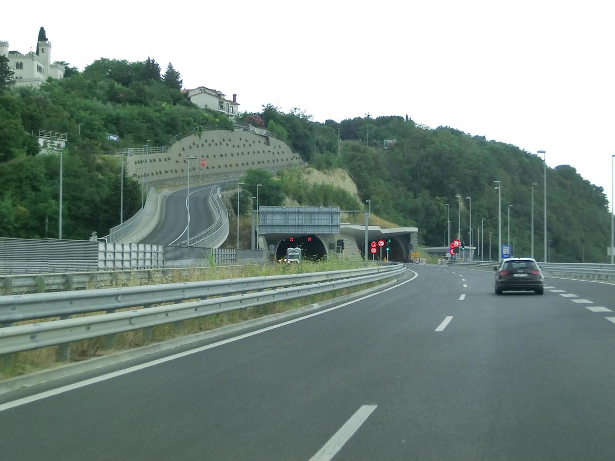 Monte San Marco/Markovec Tunnel eastern portals 