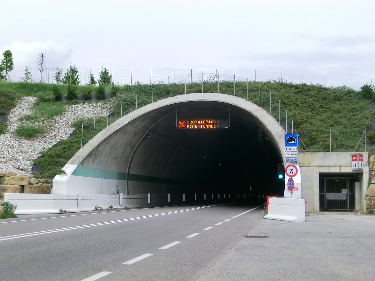 Col Cavalier Tunnel southern portal 