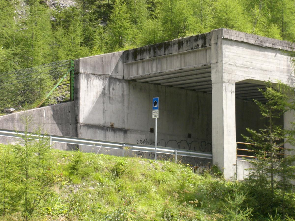 Malga Ciapela Tunnel, western portal 