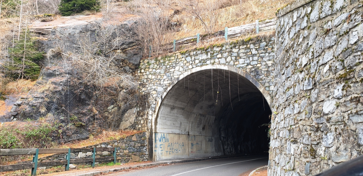 Paspardo Tunnel western portal 