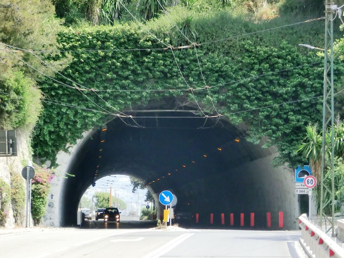 Punta Migliarese Tunnel western portal 
